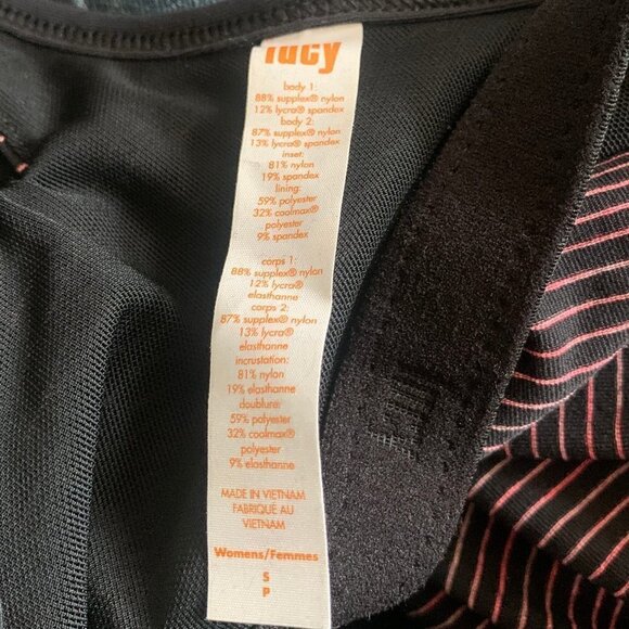 Lucy Black & White Striped Tank Top SP - Picture 3 of 3